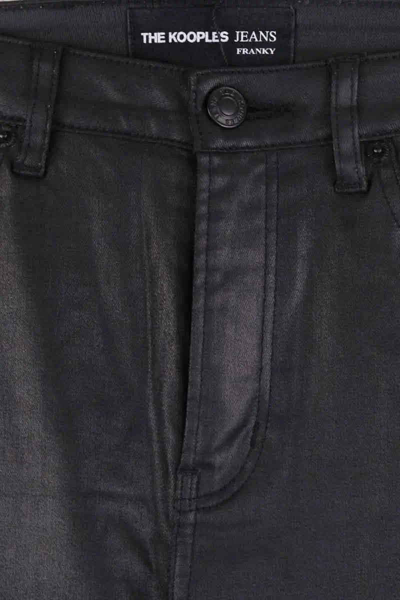Pantalon slim The Kooples Noir en Viscose