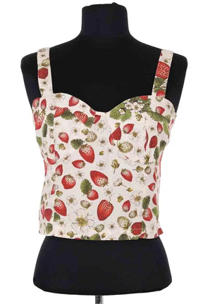 Top sans manche Rouje Multicolore en Coton, taille M - Seconde Main