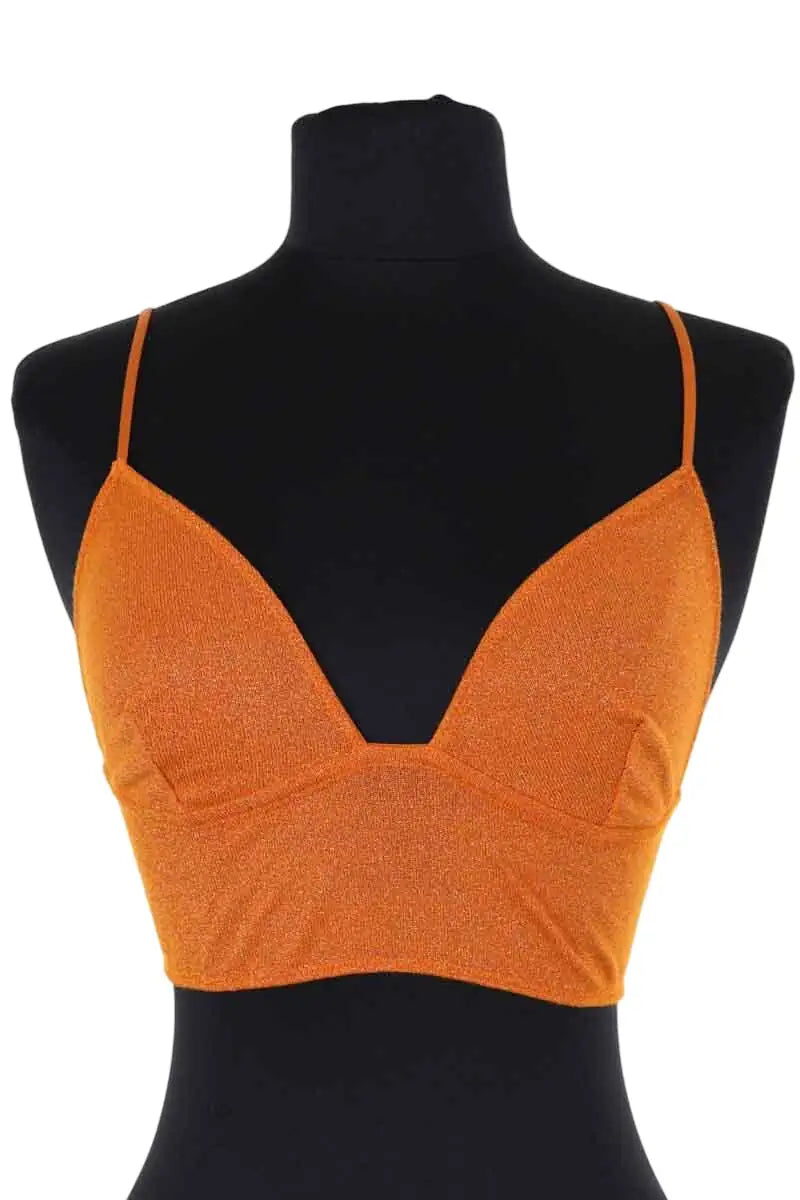 Top Noo Jaune en Viscose, taille L - Seconde Main