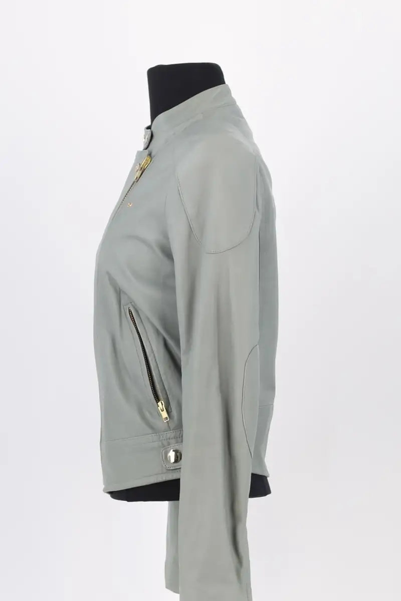 Veste Yves Salomon Vert en Synthétique