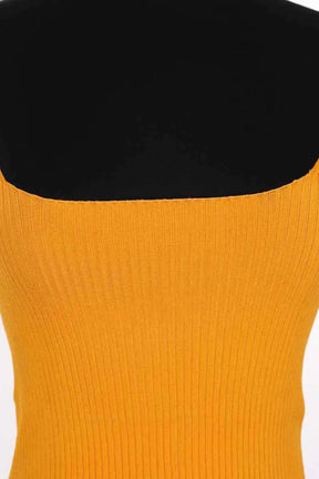 Top sans manche Sanchita Orange en Viscose