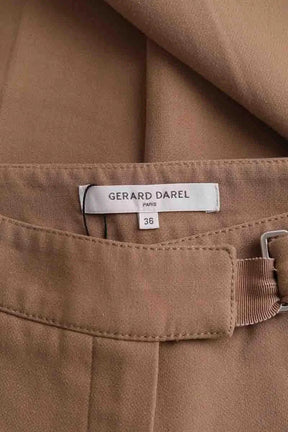 Pantalon droit Gerard Darel Beige en Viscose