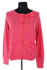 Cardigan Sandro Rose en Coton, taille S - Seconde Main