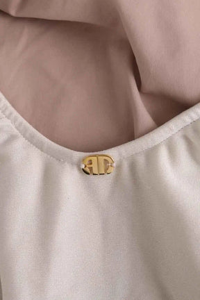 Maillot de bain Adriana Degreas Beige en Synthétique