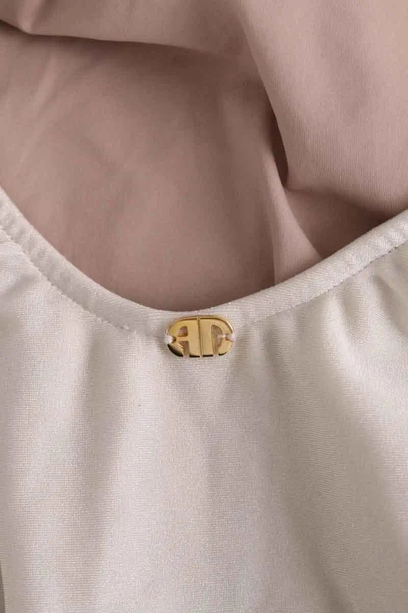 Maillot de bain Adriana Degreas Beige en Synthétique