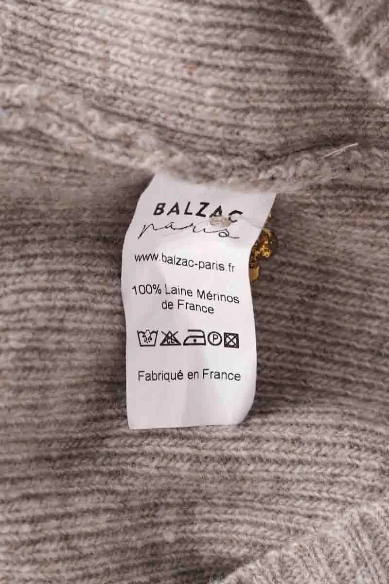 Pull Balzac Beige en Laine
