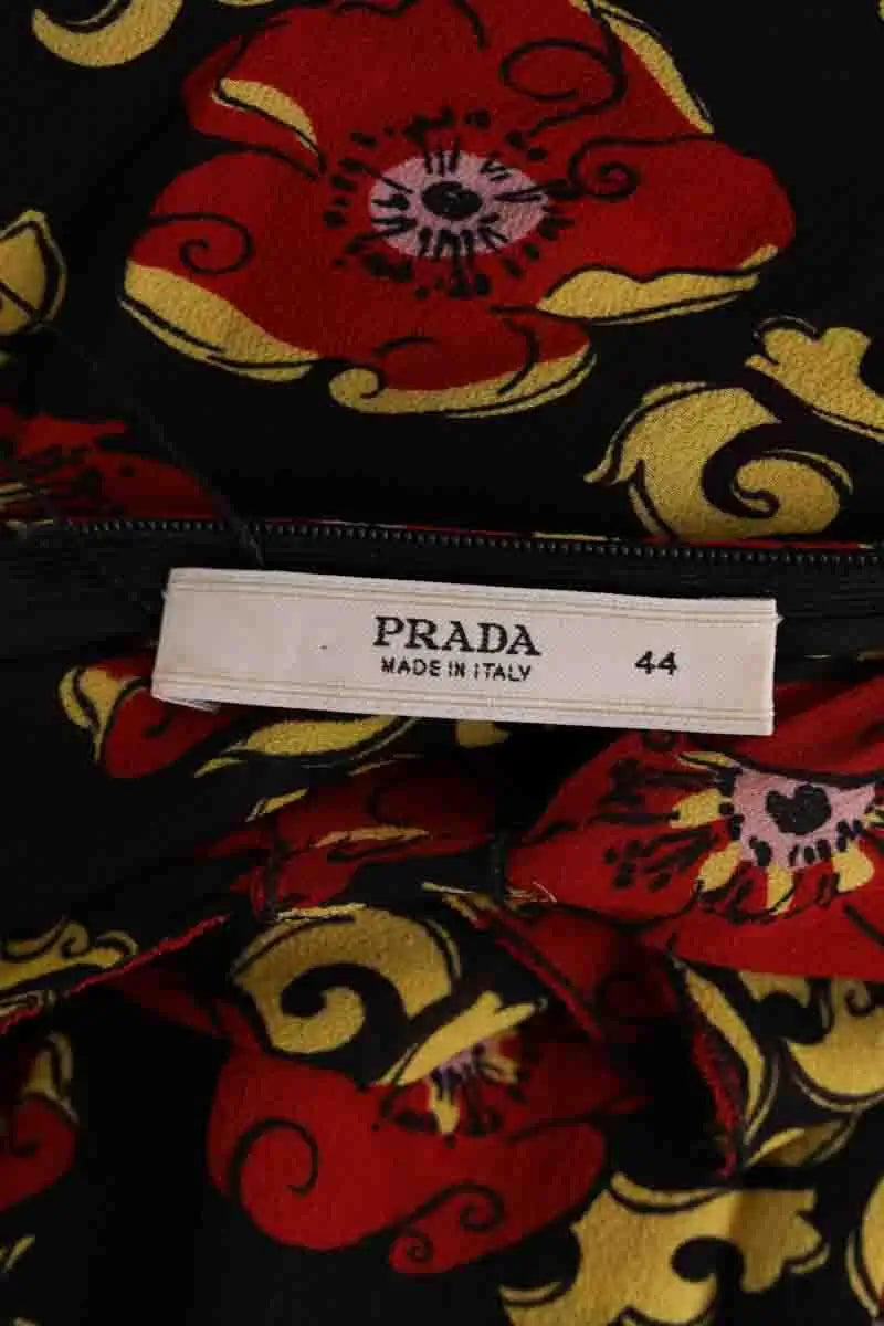 Robe Prada Rouge en Soie