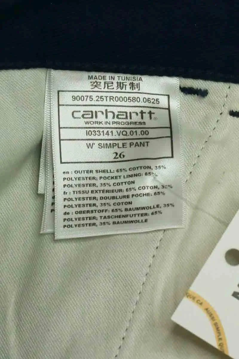 Pantalon large Carhartt Bleu en Coton