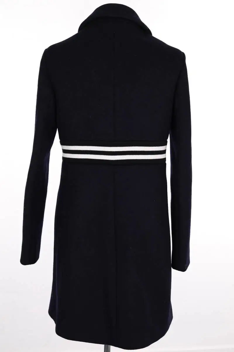 Manteau Maje Marine en Laine