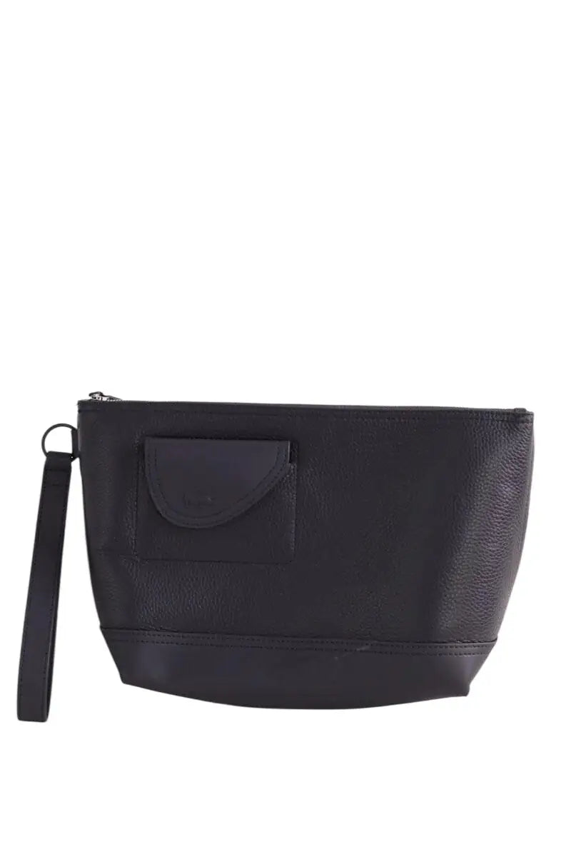 Pochette Lacoste Noir en Cuir - Seconde Main