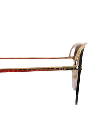 Lunettes d'aviateur Louis Vuitton Noir en Métal