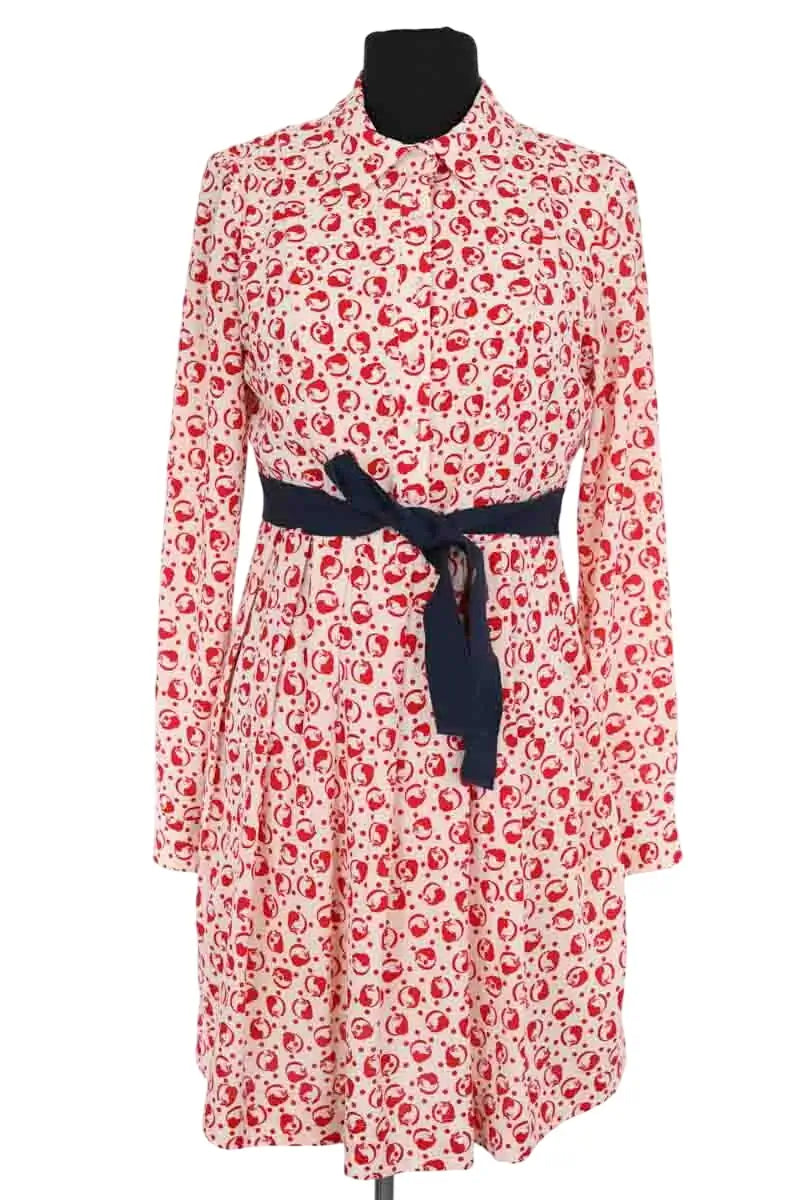 Robe Essentiel Antwerp Rouge en Synthétique, taille S - Seconde Main