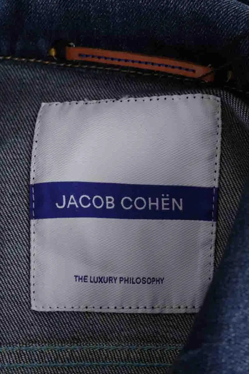 Veste Jacob Cohën Bleu en Coton