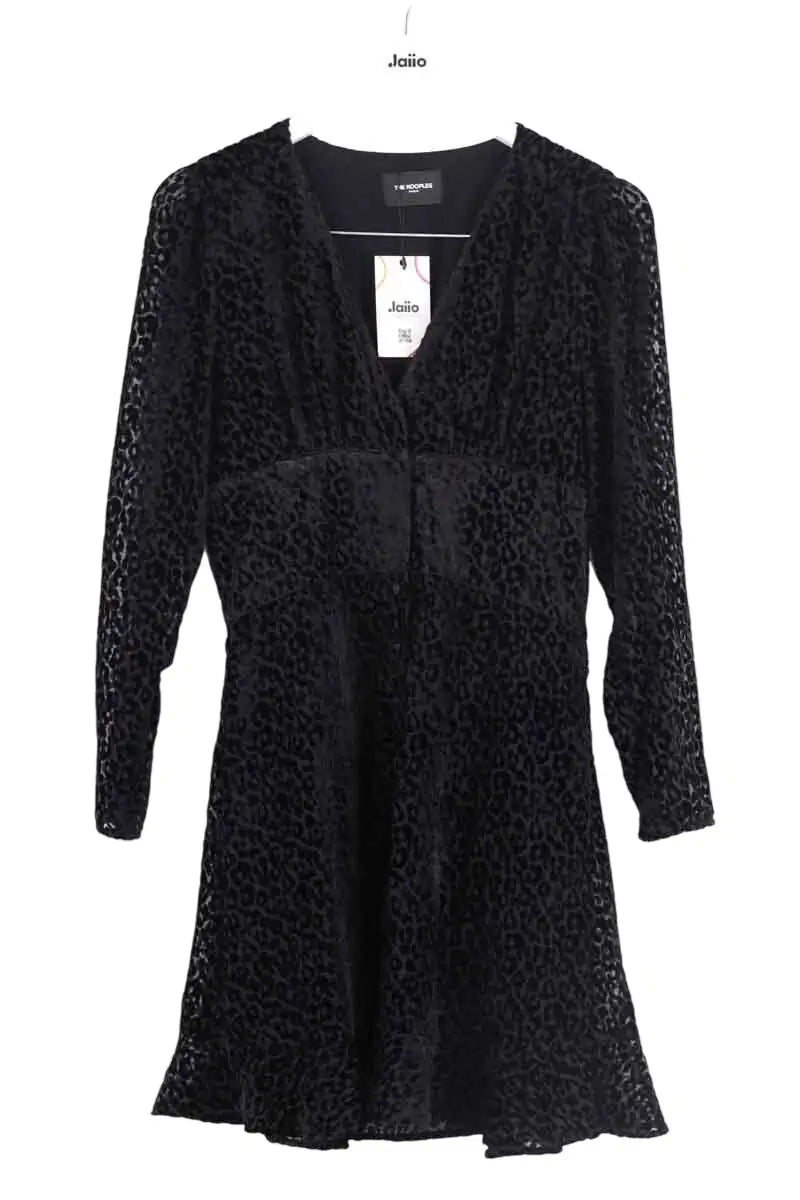 Robe The Kooples Noir en Viscose, taille M - Seconde Main
