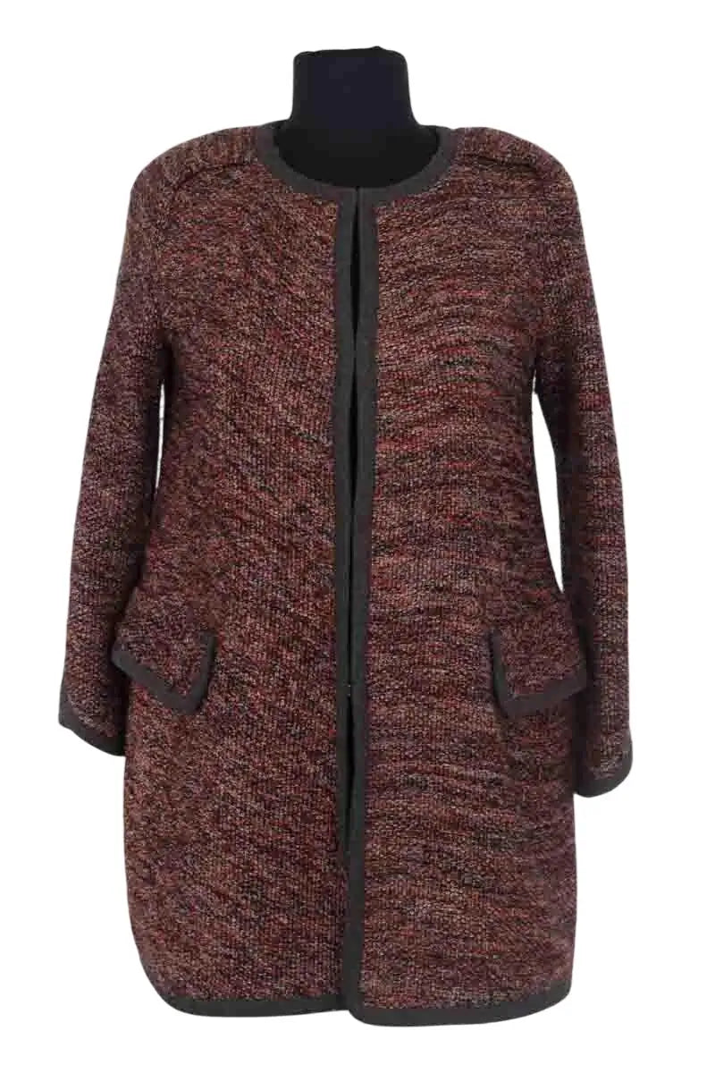 Veste Maje Rouge en Coton, taille S - Seconde Main