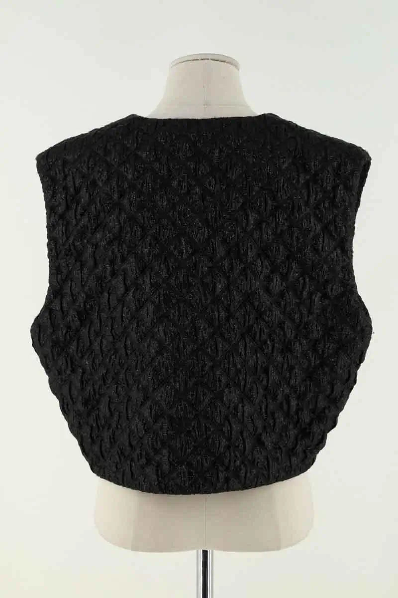 Gilet Chanel Noir en Synthétique