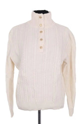 Pull APC Blanc en Laine, taille M - Seconde Main