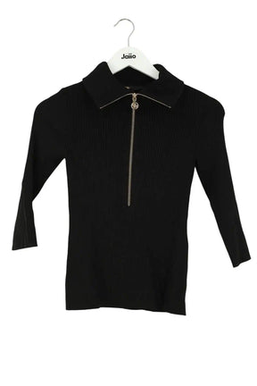 T-shirt Maje Noir en Viscose, taille S - Seconde Main