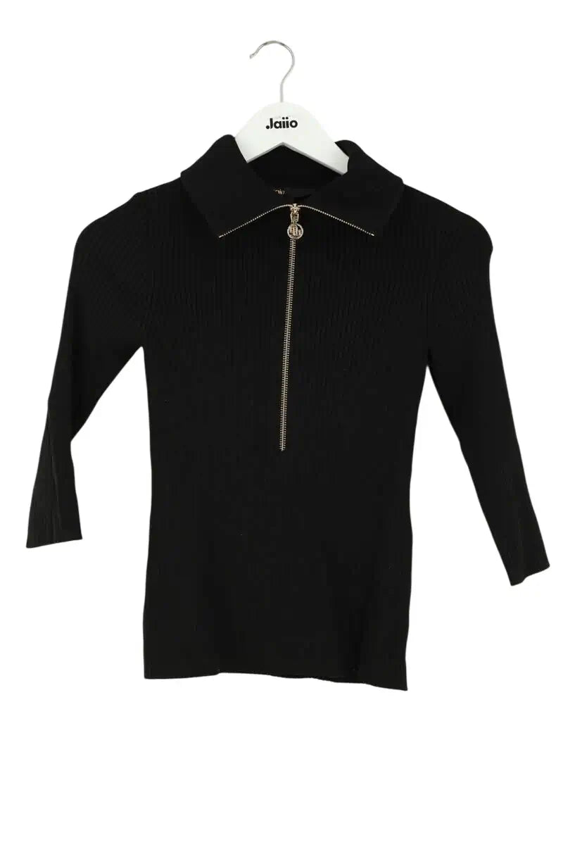 T-shirt Maje Noir en Viscose, taille S - Seconde Main