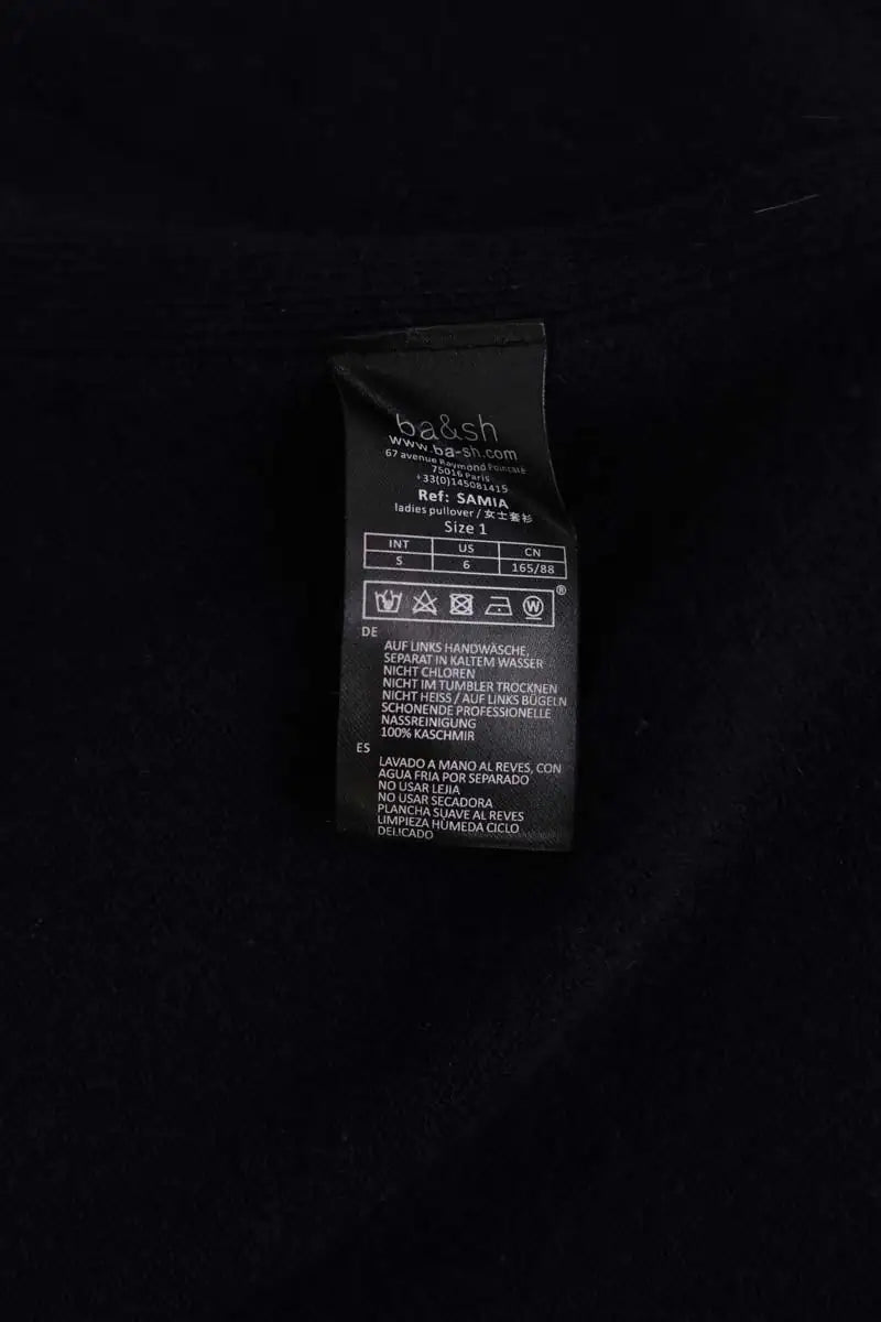 Pull Ba&Sh Marine en Cachemire