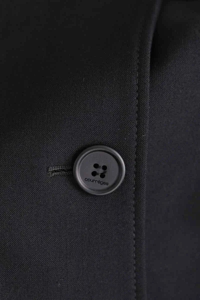 Blazer Courrèges Noir en Laine
