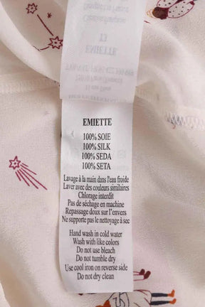 Blouse Des Petits Hauts Beige en Synthétique