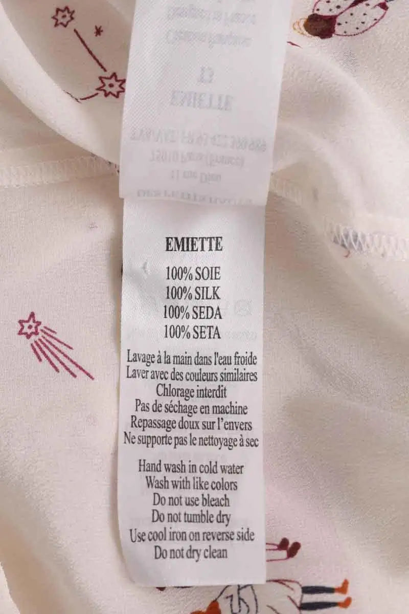 Blouse Des Petits Hauts Beige en Synthétique