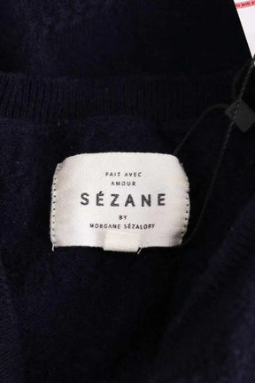 Pull Sézane Bleu en Laine