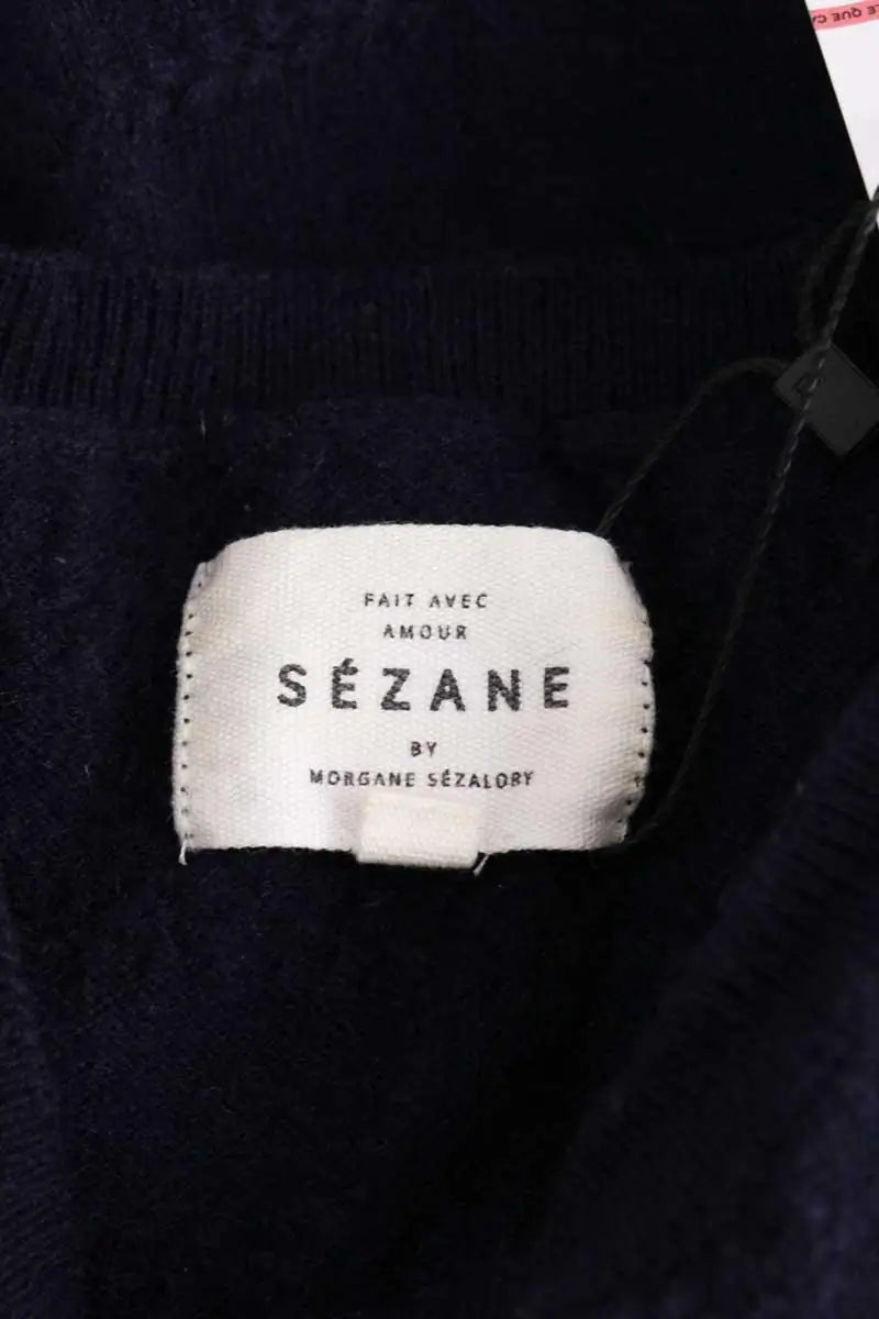 Pull Sézane Bleu en Laine