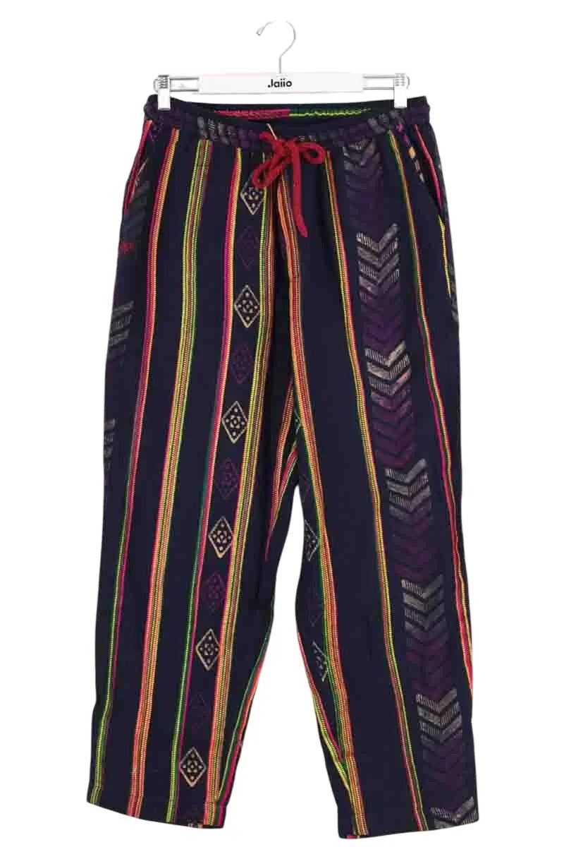 Pantalon large BAZISZT Marine en Coton, taille L - Seconde Main