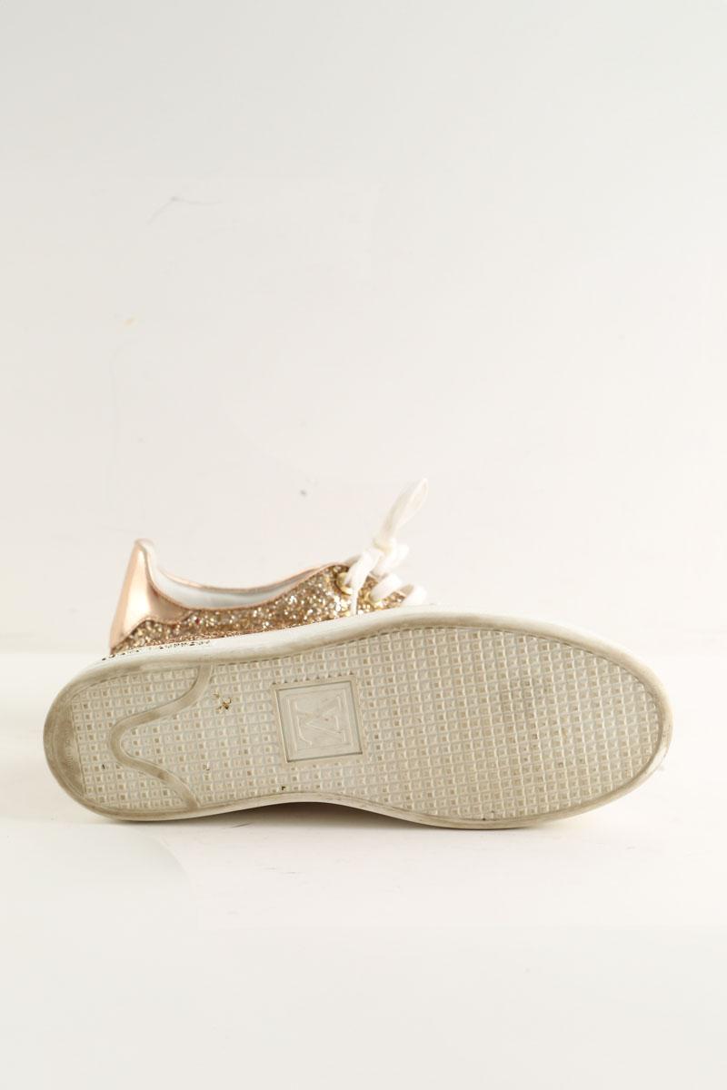 Baskets Louis Vuitton FrontRow Doré
