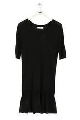 Robe Sandro Noir en Synthétique, taille M - Seconde Main