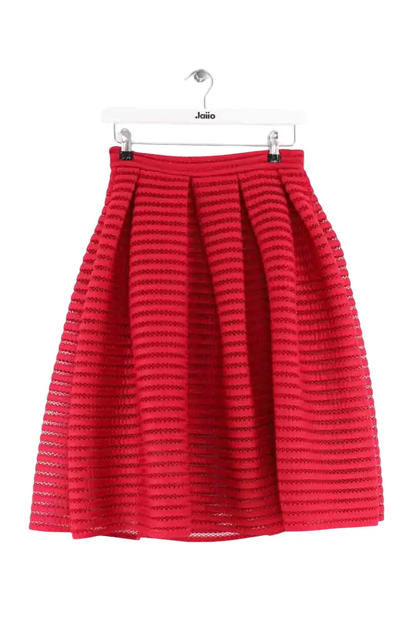Jupe Maje Rouge en Synthétique, taille M - Seconde Main
