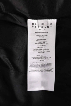 Veste Claudie Pierlot Noir en Coton