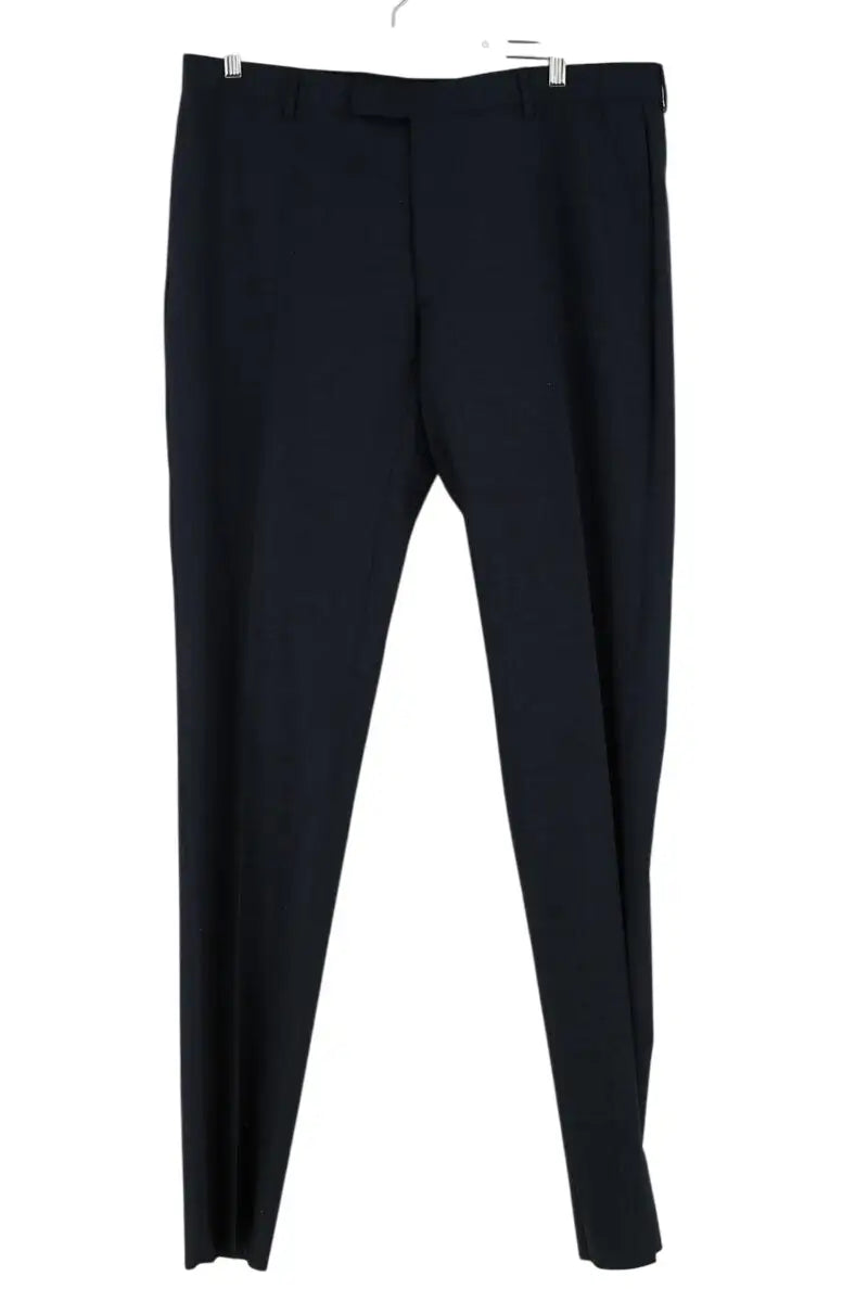 Pantalon droit Dior Bleu en Laine, taille XL - Seconde Main