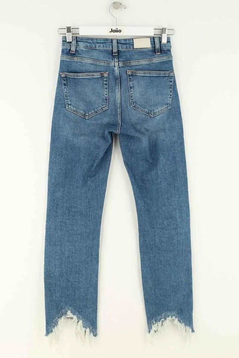 Jean droit Maje Bleu en Coton
