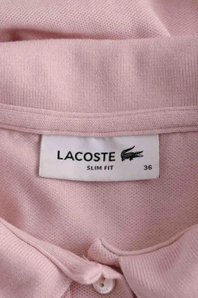 Polo Lacoste Rose en Coton