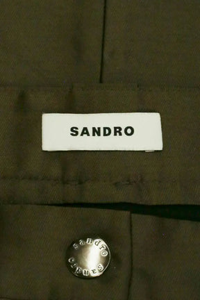 Jupe Sandro Marron en Synthétique