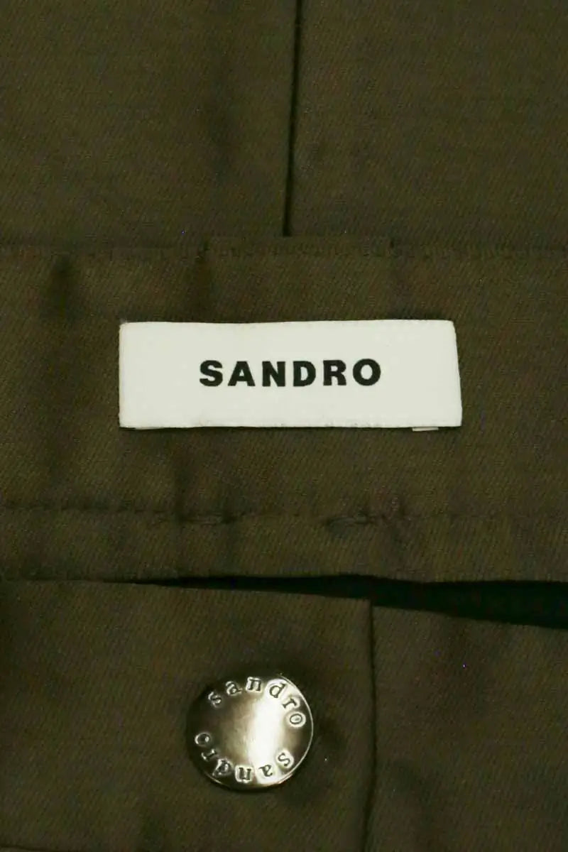 Jupe Sandro Marron en Synthétique