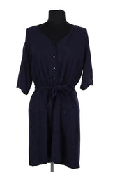 Robe Sessun Marine en Viscose, taille M - Seconde Main