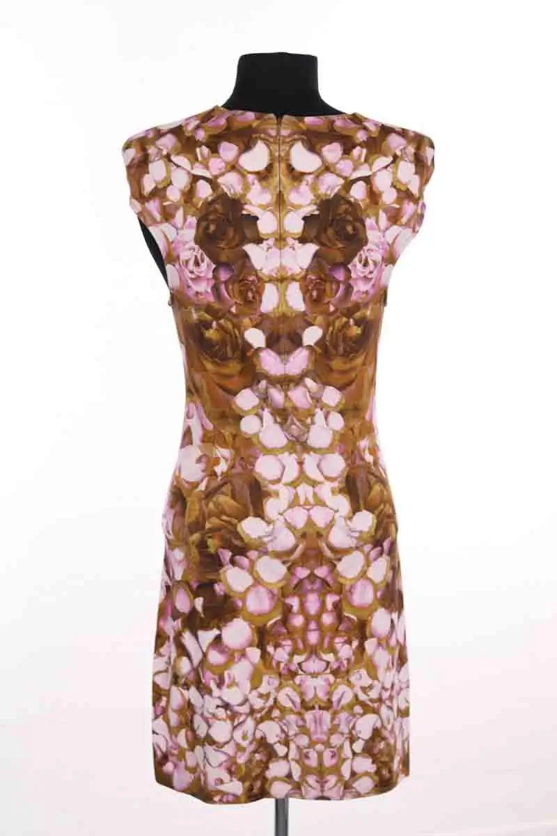 Robe Alexander McQueen Rose en Synthétique