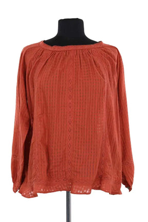 Blouse Soeur Orange en Coton, taille S - Seconde Main