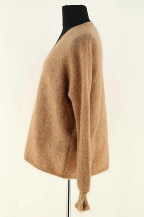 Cardigan Sézane Marron en Laine