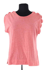 Top sans manche Claudie Pierlot Rose en Coton, taille S - Seconde Main