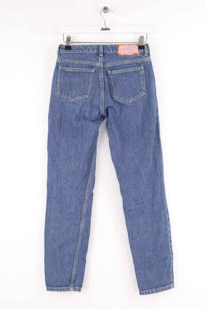 Jean droit Balzac Bleu en Coton