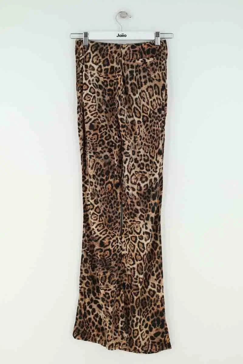 Pantalon droit Pinko Marron en Viscose