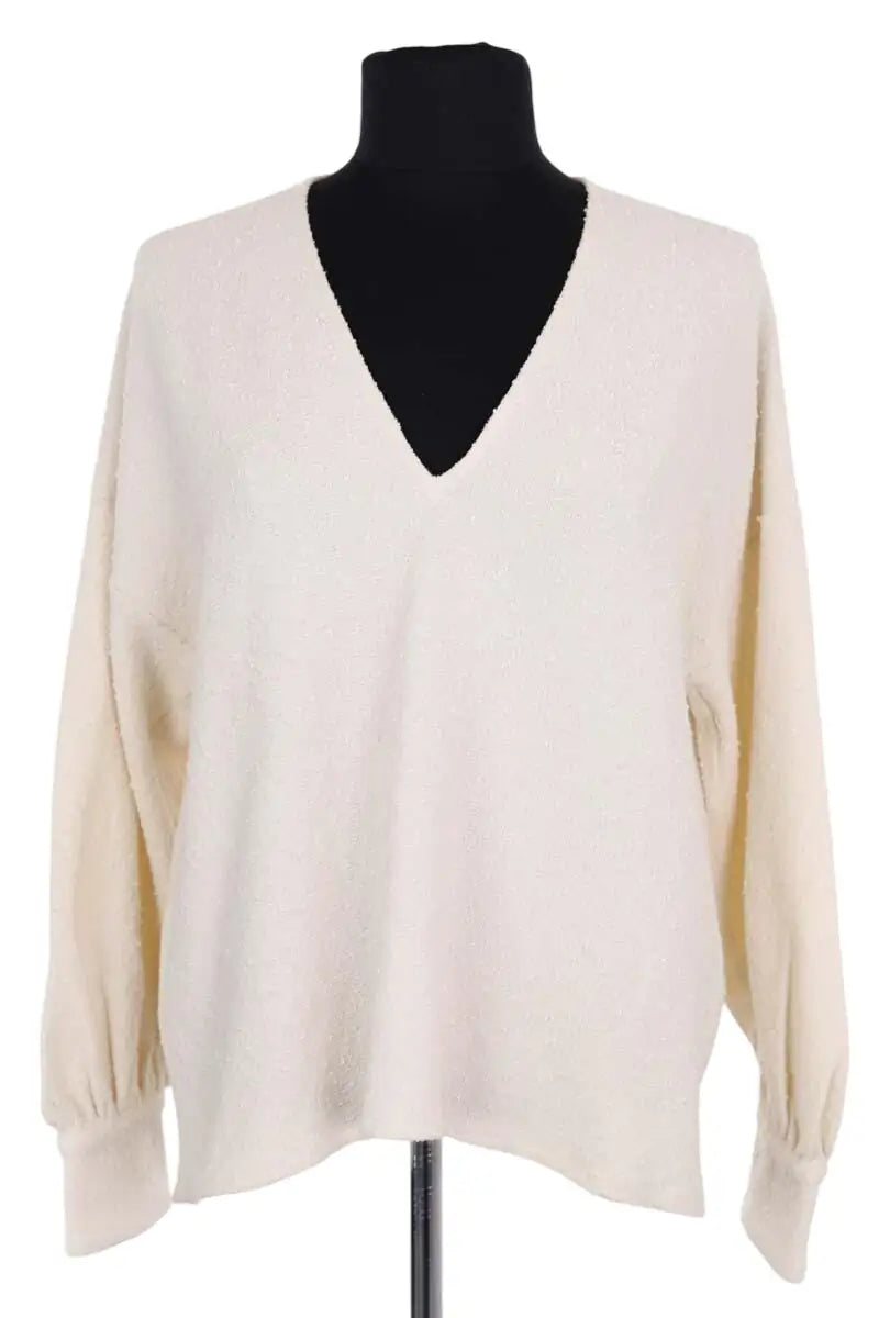Top Roseanna Ecru en Coton, taille XS - Seconde Main