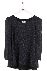 Blouse Claudie Pierlot Noir en Soie, taille M - Seconde Main