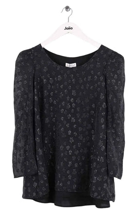 Blouse Claudie Pierlot Noir en Soie, taille M - Seconde Main