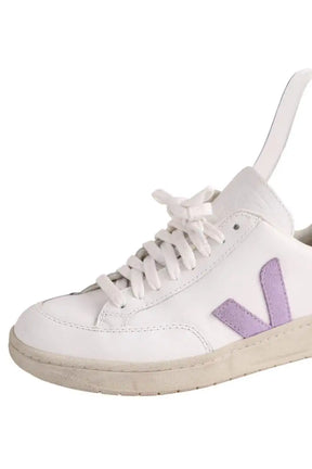 Baskets Veja Blanc en Cuir